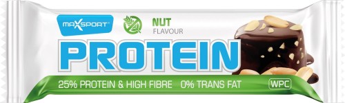 8588003339331 BATON PROTEINOWY WPC Z ORZESZKAMI ZIEMNYMI POLEWA KAKAOWA BEZGLUTENOWY 60 g - MAXSPORT