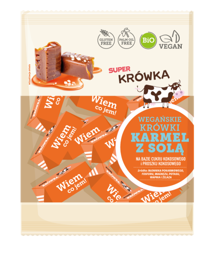 5907713373511 Krówki bez mleka karmel z solą BG Super Krówka BIO 150g
