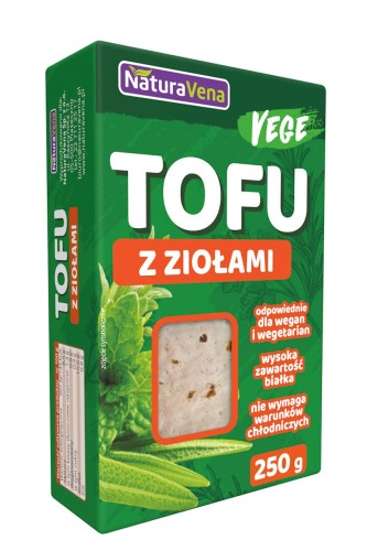 5902367405274 TOFU KOSTKA ZIOŁOWE 250 g - NATURAVENA