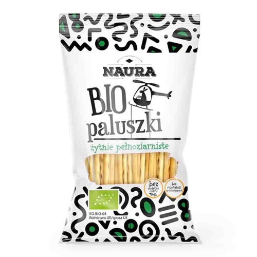 5902444123725 Paluszki żytnie pełnoziarniste Naura BIO, 45g