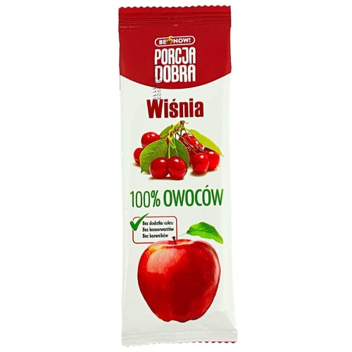 5901597385486 Przekąska jabłkowo-wiśniowa Porcja Dobra, 16g
