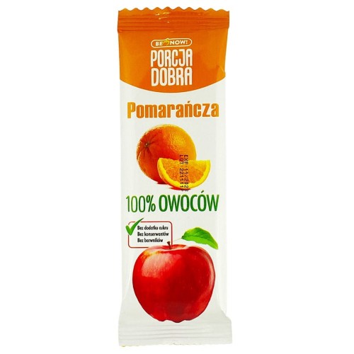 5901597385462 Przekąska jabłkowo-pomarańczowa Porcja Dobra, 16g