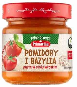 5900672302646 Pomidory i bazylia pasta w stylu włoskim 160g