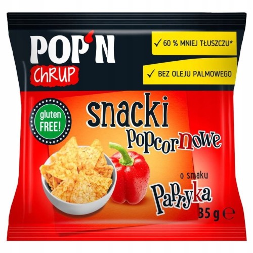 5901777002950 POP'N Chrup snacki popcornowe paprykowe Sante 35g