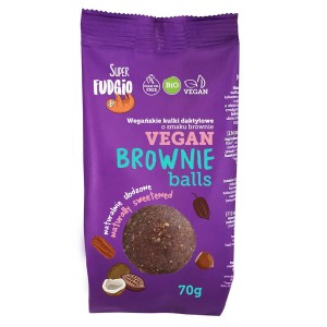 Kulki daktylowe smak brownie Super Fudgio BIO 70g