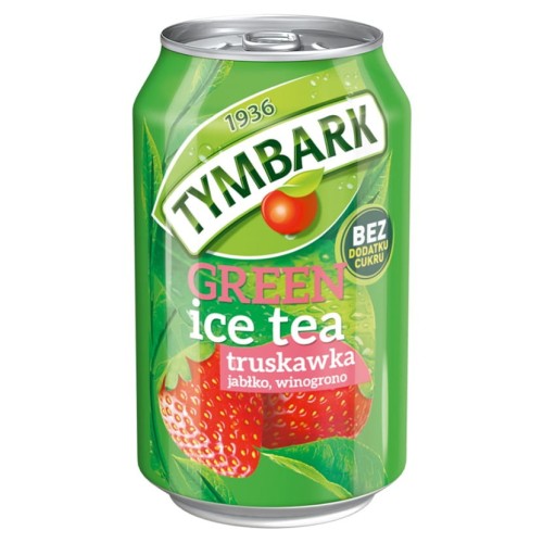 5900334014337 Green Ice Tea truskawka bez cukru Tymbark 330ml