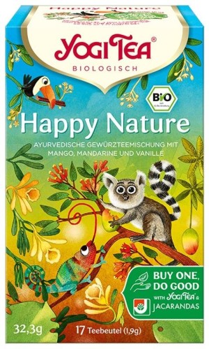 4012824405929 HERBATKA NA POMOC LASOM DESZCZOWYM (HAPPY NATURE) BIO (17 x 1,9 g) 32,3 g - YOGI TEA