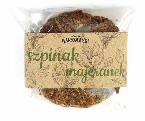 5906395341276 Ciastko Warszawskie Szpinak i majeranek 60g Baton Warszawski