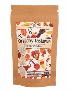 Orzechy laskowe w czekoladzie BC 100g Pięć Przemian