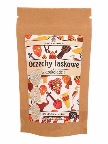 5902837811789 Orzechy laskowe w czekoladzie BC 100g Pięć Przemian