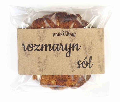 5906395341269 Ciastko Warszawskie - Rozmaryn i sól 60 g - Baton Warszawski