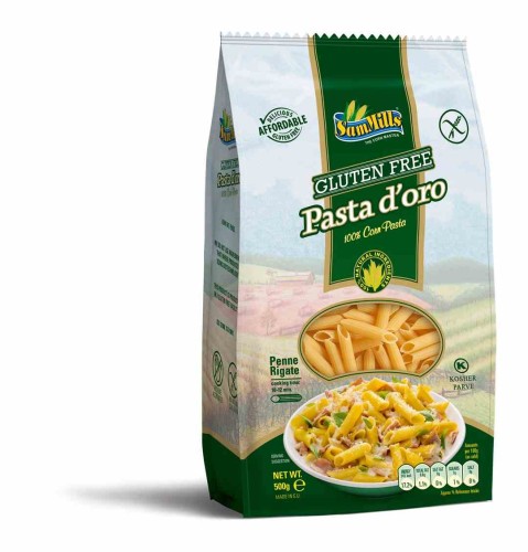 5948935000267 Makaron bezglutenowy rurka skośna penne 500 g Sam Mills