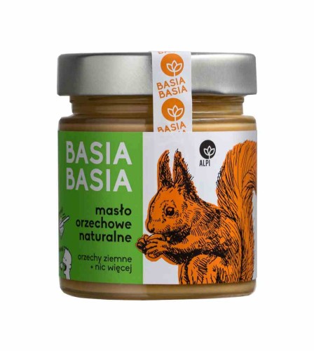 5905279740082 Krem orzechowy naturalny 210 g Basia Basia - Alpi