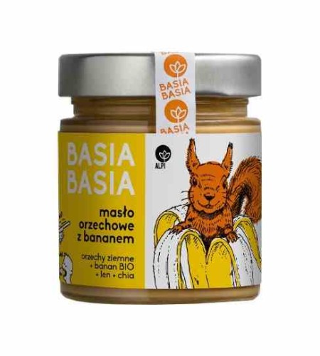 5905279740143 Krem orzechowy z bananem 210 g Basia Basia - Alpi