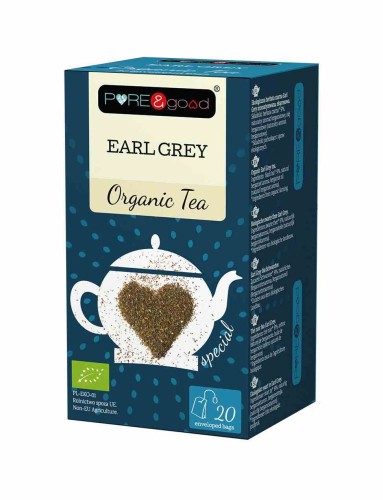 5903111903480 Herbata ekologiczna Earl Grey 36 g - Pure&good