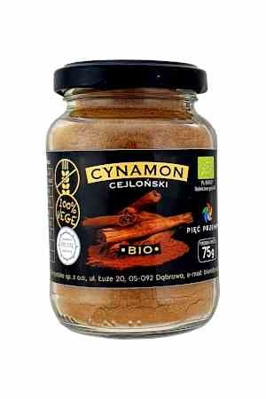 5902837811437 Cynamon cejloński BIO 75 g - Pięć Przemian