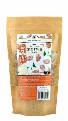 5902837810614 Morwa biała suszona 150 g - Pięć Przemian