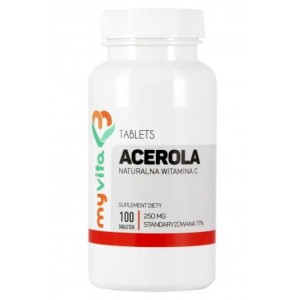 Acerola 250mg 100 tabl. MYVITA