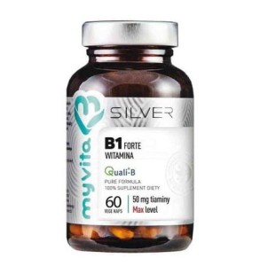Silver Pure 100% Witamina B1 FORTE 50mg 60 kaps. MYVITA
