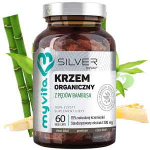 Silver Pure 100% Krzem organiczny z pędów bambusa 300mg 60 kaps. MYVITA