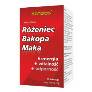 Różeniec Bakopa Maka 30 tabl. SANBIOS
