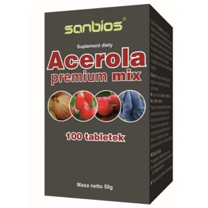 Acerola Premium Mix 100 tabl. SANBIOS