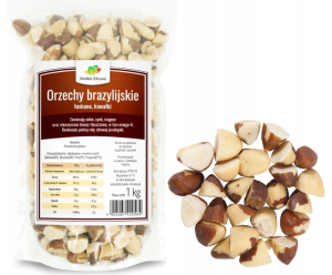 Słodkie Zdrowie Orzechy brazylijskie połówki 1kg