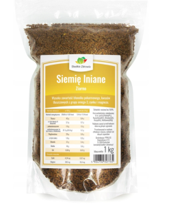 Słodkie Zdrowie Siemię lniane złote ziarno 1kg