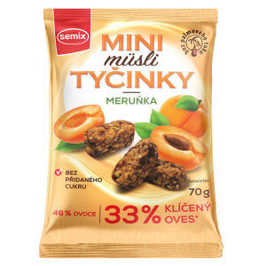 MINI baton musli MORELA bezglutenowy 70 g SEMIX