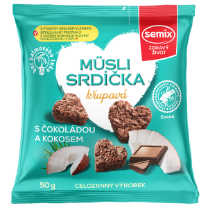 SERDUSZKA musli CZEKOLADOWE Z KOKOSEM 50 g SEMIX