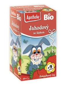 HERBATA DLA DZIECI DZIKA RÓŻA TRUSKAWKA 9M BIO 20x2g 40g APOTHEKE