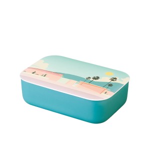 LUNCHBOX Z TWORZYWA PLA Z PRZEGRÓDKĄ PALM SPRINGS 800ml CHIC MIC