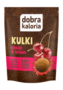 KULKI DAKTYL KAKAO WIŚNIA 0% BC 58 g DOBRA KALORIA
