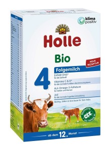 MLEKO KROWIE NASTĘPNE 4 DLA NIEMOWLĄT OD 12M BIO 600 g HOLLE
