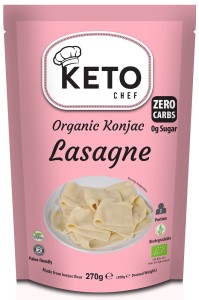 MAKARON KETO KONJAC NOODLE LASAGNE BG BIO 270g KETO CHEF BETTER THAN FOODS
