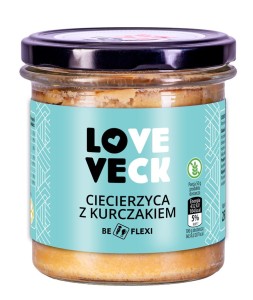 PASTA Z CIECIERZYCY Z KURCZAKIEM BC 250g SMAK GÓRNO LOVE VECK