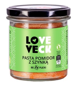 PASTA Z SZYNKĄ I POMIDOREM BC 250g SMAK GÓRNO LOVE VECK