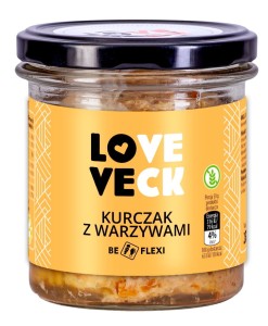 KURCZAK Z WARZYWAMI BG 250g SMAK GÓRNO LOVE VECK