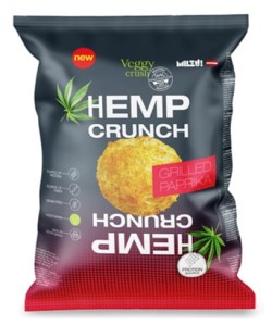 CHRUPKI O SMAKU GRILLOWANEJ PAPRYKI Z BIAŁKIEM KONOPNYM 100g VEGGY CRUSH MILZU