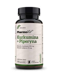 KURKUMINA + PIPERYNA 90 KAPSUŁEK 41,4g PHARMOVIT CLASSIC
