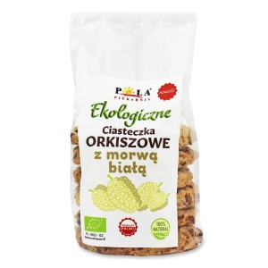 CIASTKA ORKISZOWE Z MORWĄ BIAŁĄ BC BIO 170 g PIEKARNIA POLA