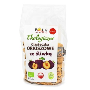 CIASTKA ORKISZOWE ZE ŚLIWKĄ BC BIO 170 g PIEKARNIA POLA
