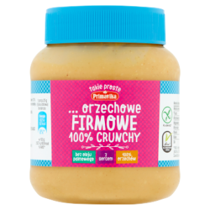 PASTA Z PRAŻONE ORZESZKI ZIEMNE CRUNCHY BC 350 g PRIMAVIKA