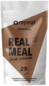 KOKTAJL W PROSZKU O SMAKU CZEKOLADOWYM 100g REPEAT ORIGINAL