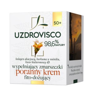 KREM DO TWARZY WYPEŁNIA ZMARSZCZKI NA DZIEŃ FITO – DOZUJĄCY 50ml UZDROVISCO KURKUMA