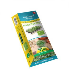 NASIONA RUKOLI BIO NA KIEŁKI 15g Z KIEŁKOWNICĄ VITA LINE 41133CIN07S,20071CIN00