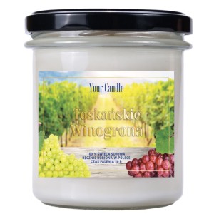 ŚWIECA SOJOWA TOSKAŃSKIE WINOGRONA 300ml YOUR CANDLE