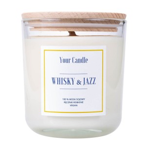 ŚWIECA SOJOWA WHISKY & JAZZ 210ml YOUR CANDLE