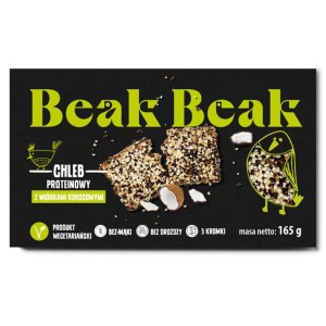 Chleb Proteinowy z wiórkami kokosowymi Beak Beak, 165g