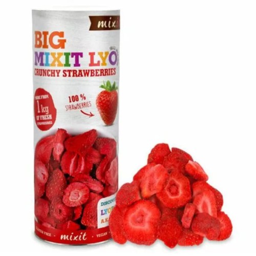 8595685203393 Liofilizowana "Duża chrupiąca truskawka" Mixit, 100g